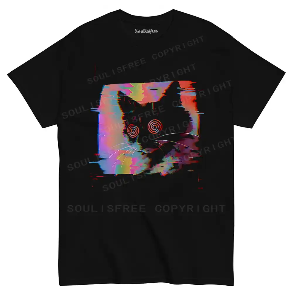 Glitch Cat T-shirt