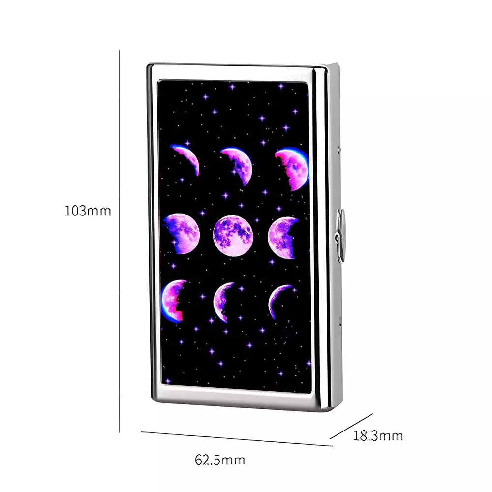 Soulisfree Electric Tides of the Moon Metal Pocket Case