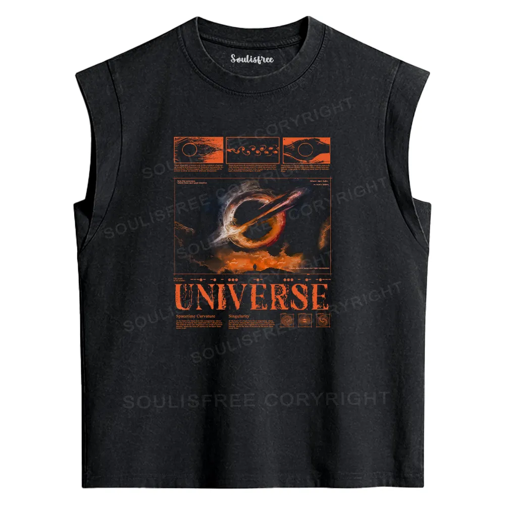 The Cycle Ends Washed Tank Tops