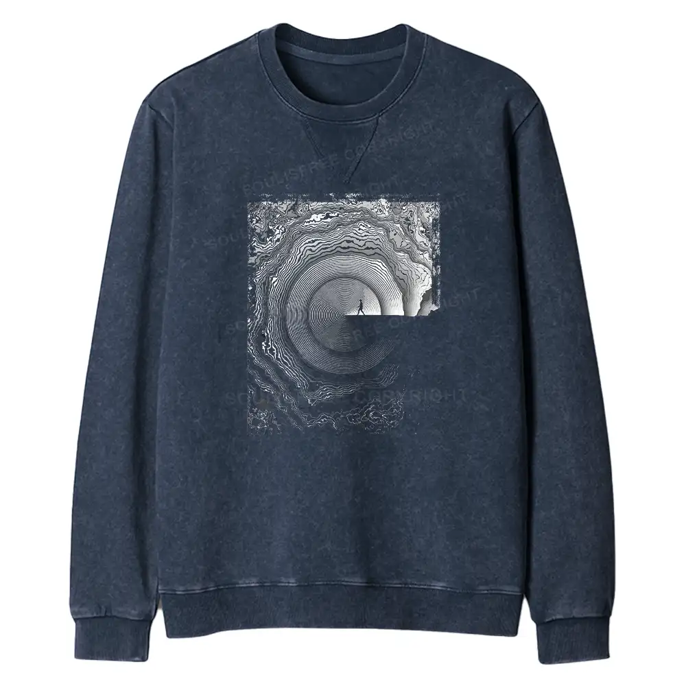 Breaking Rejection Regular Fit Washed Sweatshirt