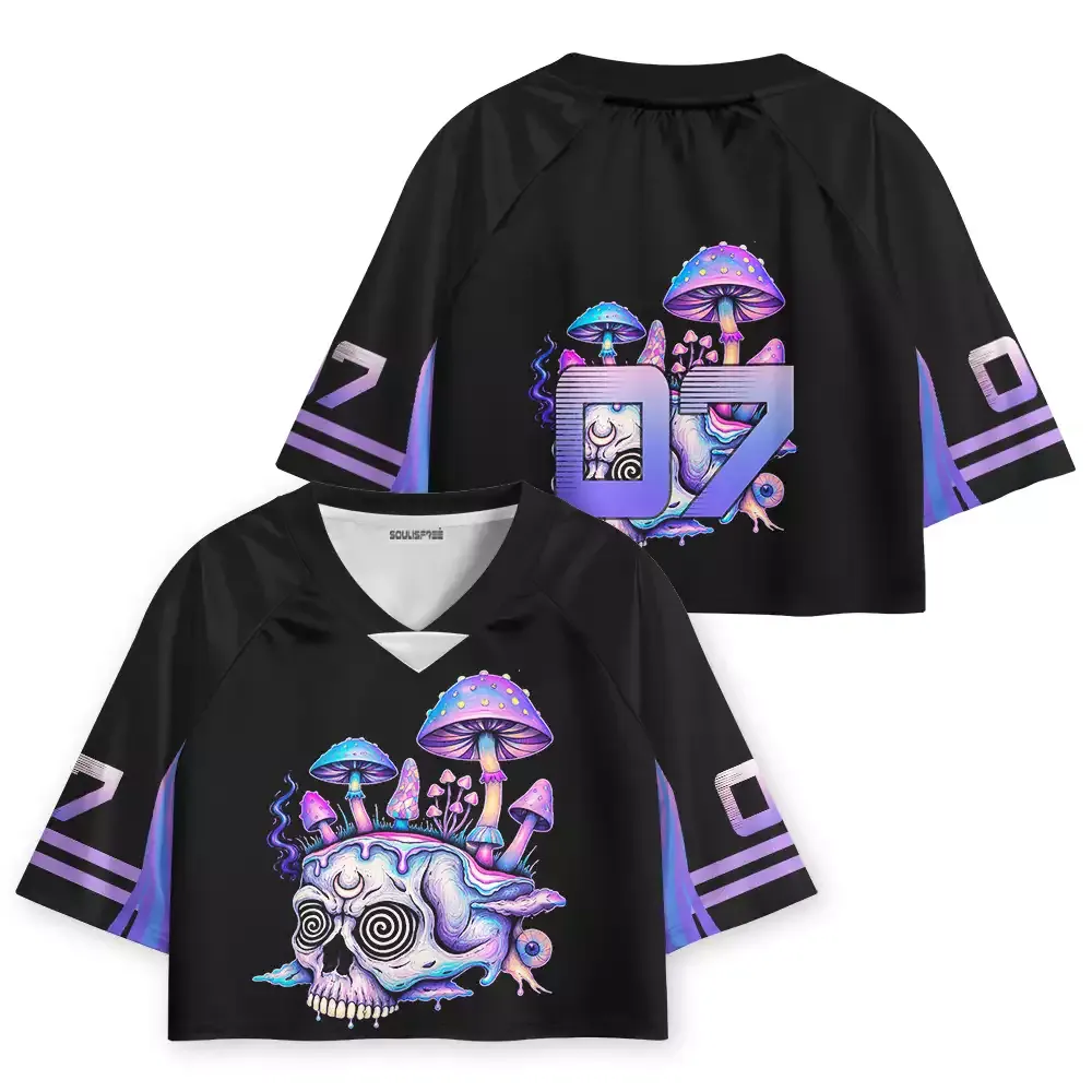 Soulisfree Psychedelic Rebirth Cropped Jersey