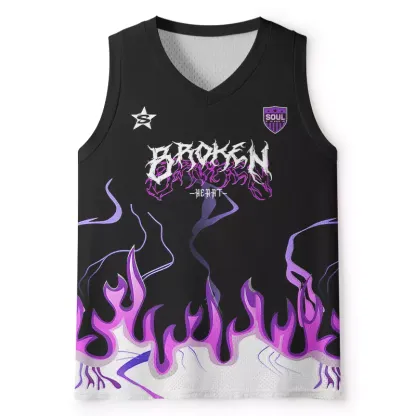 Soulisfree Broken Heart Mesh Tank