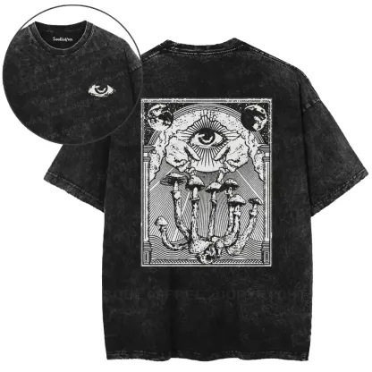 Sacred Eye Mushroom Washed T-shirt