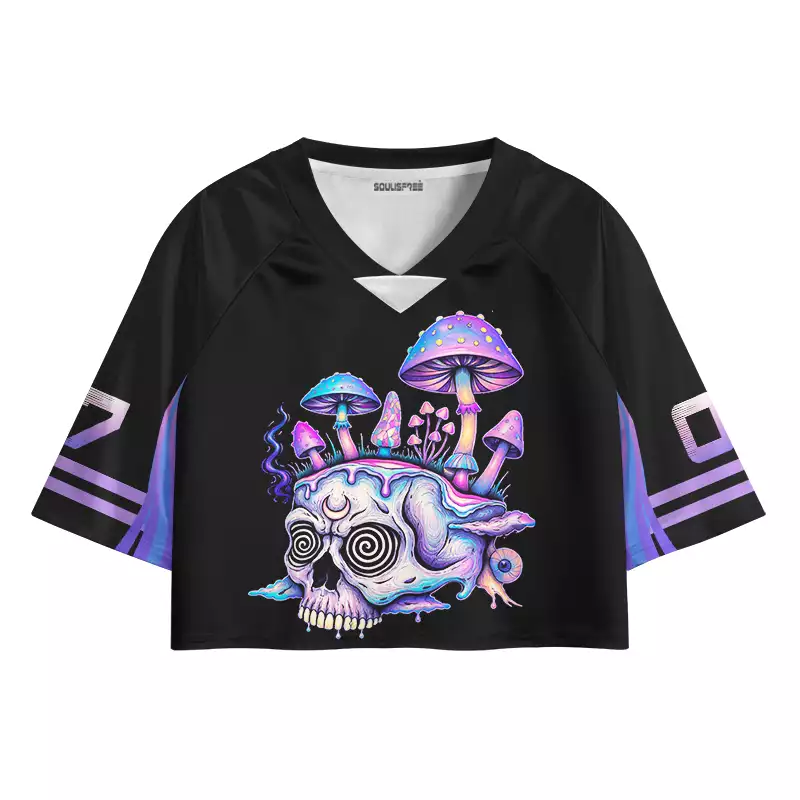 Soulisfree Psychedelic Rebirth Cropped Jersey