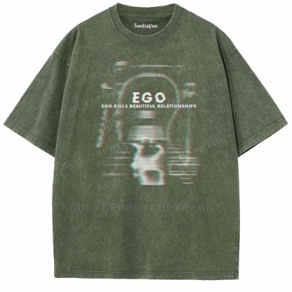 Soulisfree  EGO Washed Tee