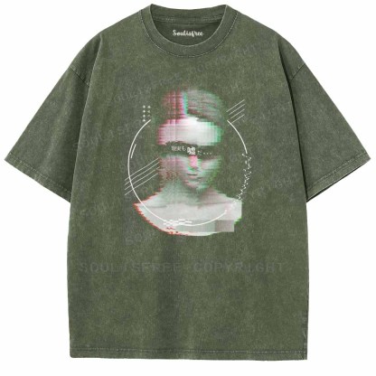 Soulisfree Reality Is Just A Lie Washed Tee