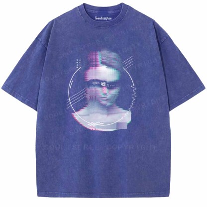 Soulisfree Reality Is Just A Lie Washed Tee
