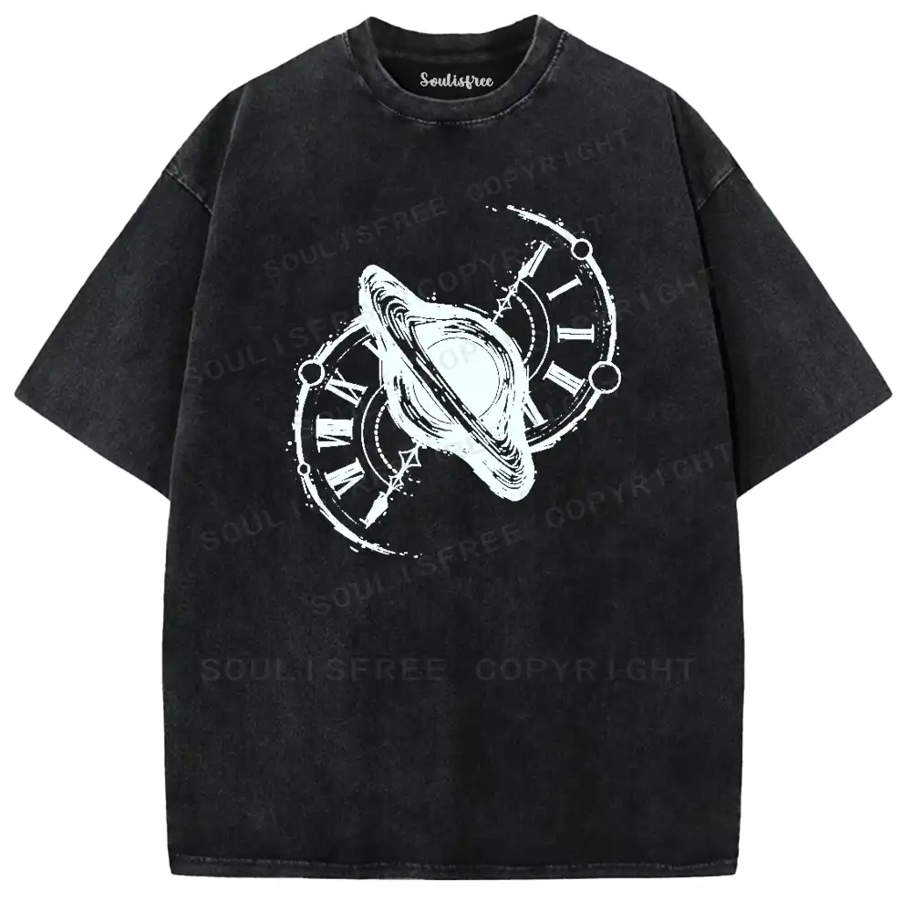 Cosmic Time Fusion Washed T-shirt