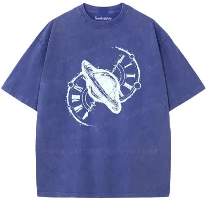 Cosmic Time Fusion Washed T-shirt