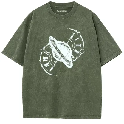 Cosmic Time Fusion Washed T-shirt