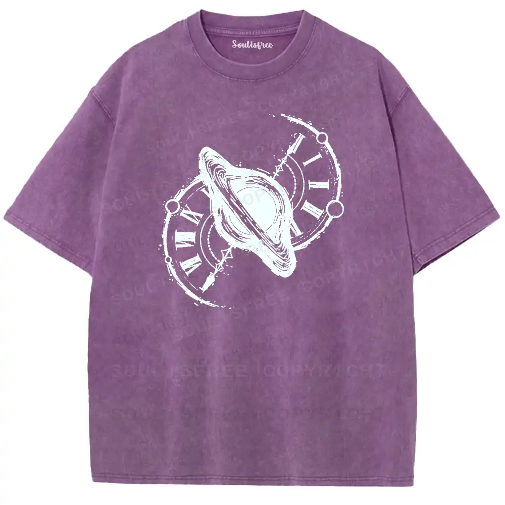 Cosmic Time Fusion Washed T-shirt