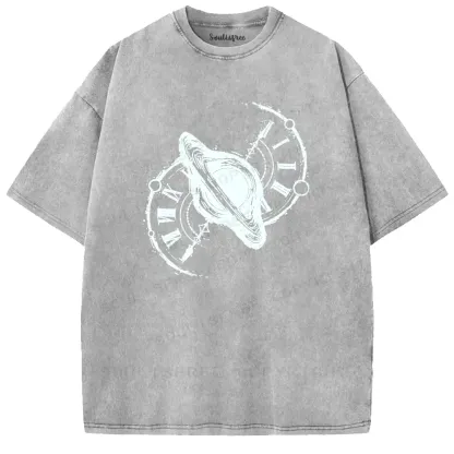 Cosmic Time Fusion Washed T-shirt
