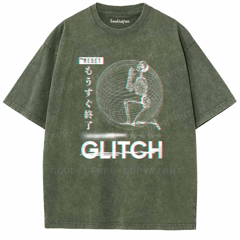 Soulisfree Glitch Reset Prayer Washed Tee