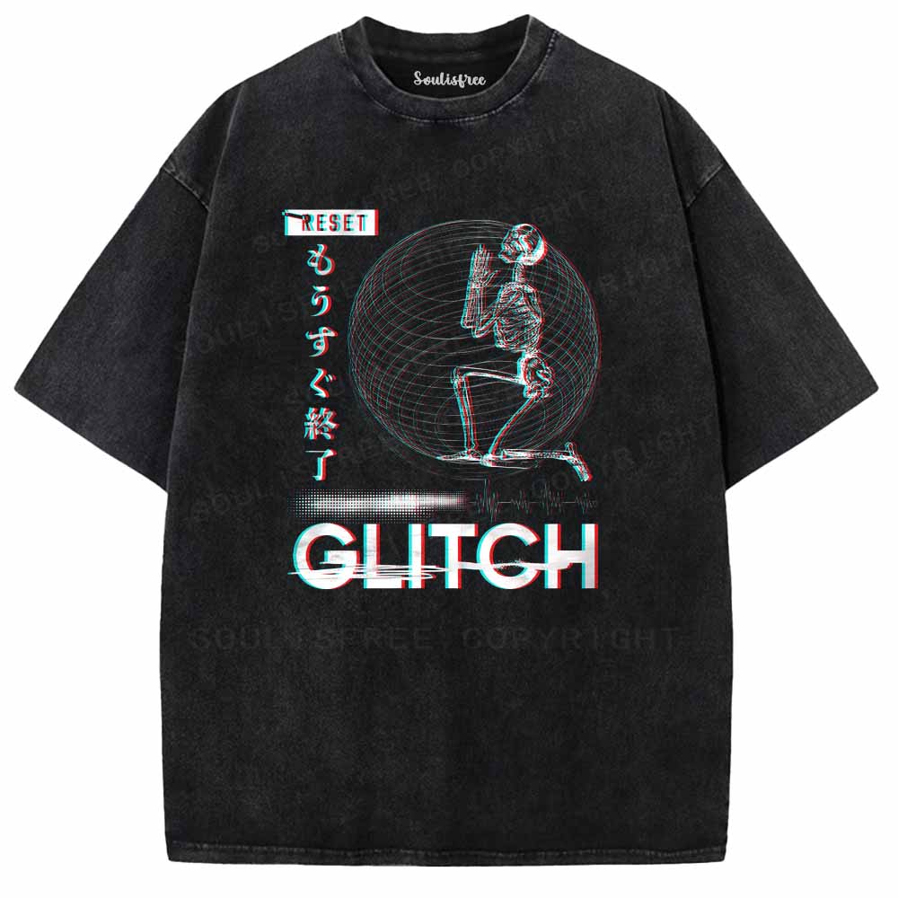 Soulisfree Glitch Reset Prayer Washed Tee