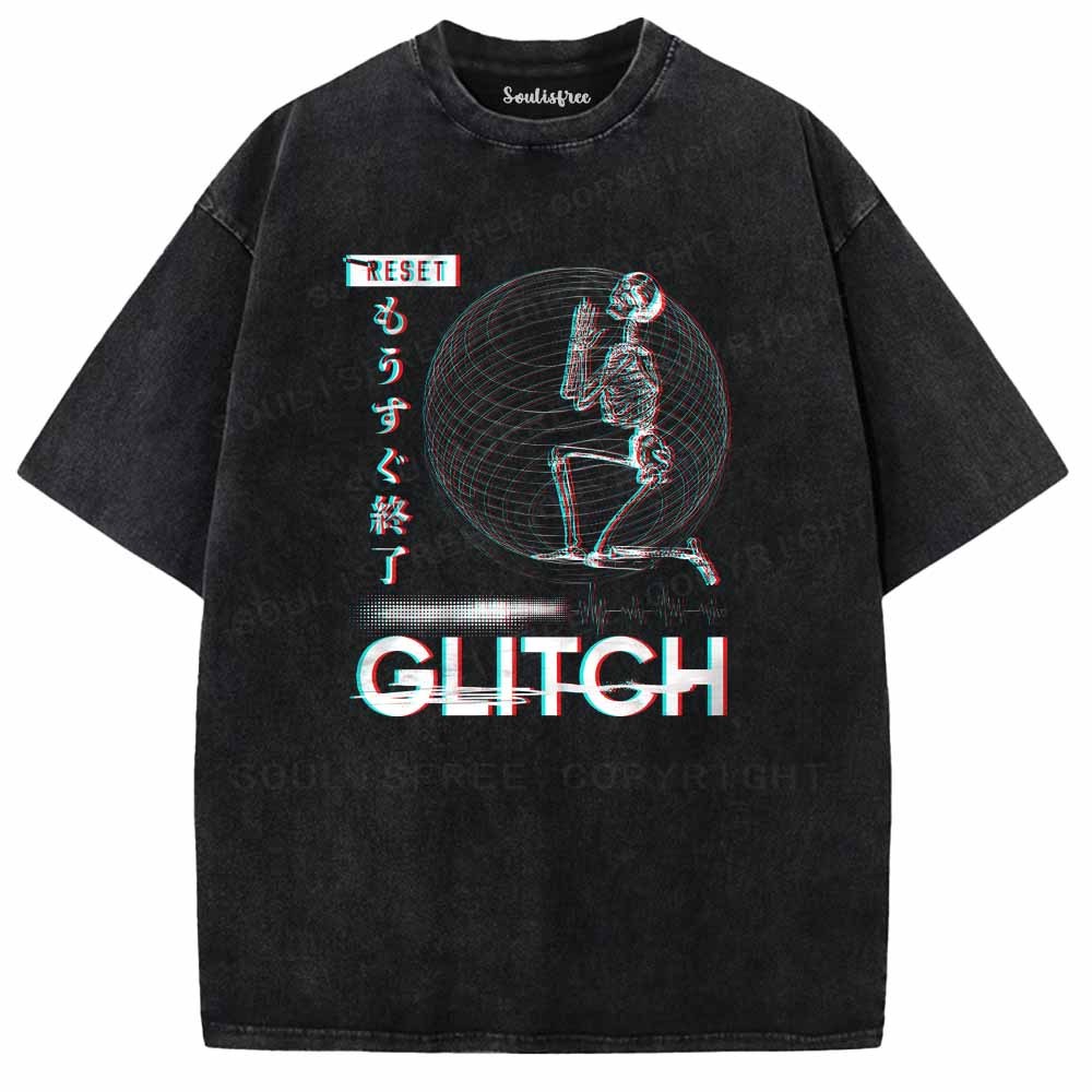 Soulisfree Glitch Reset Prayer Washed Tee