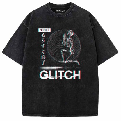 Soulisfree Glitch Reset Prayer Washed Tee