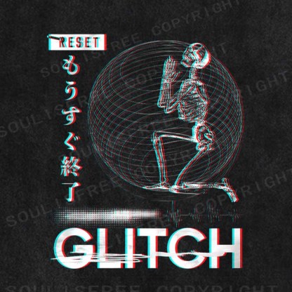 Soulisfree Glitch Reset Prayer Washed Tee