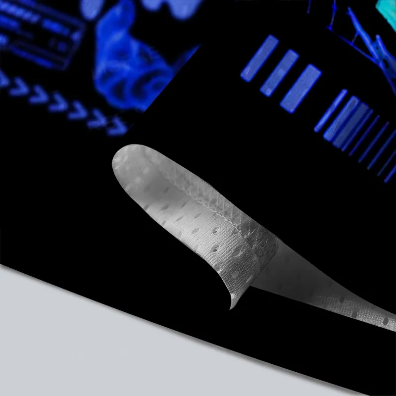 Soulisfree Blue Butterfly Graphic Mesh Jersey