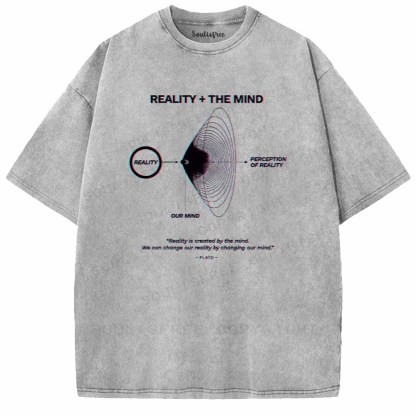 Soulisfree  REALITY + THE MIND Washed Tee