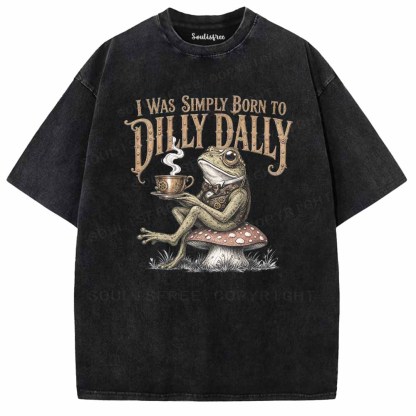 Soulisfree Born to Dilly Dally Washed Tee