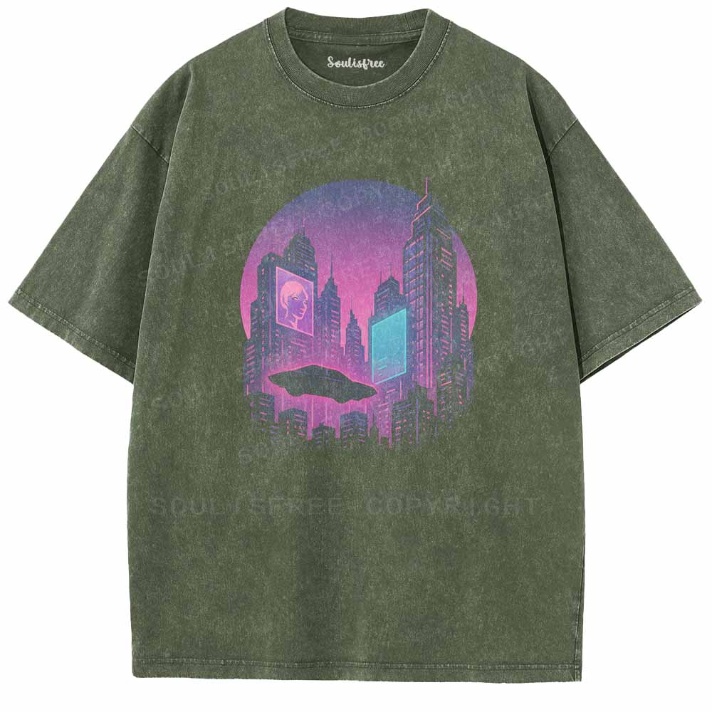 Soulisfree NEON FLOAT DRIVE Washed Tee