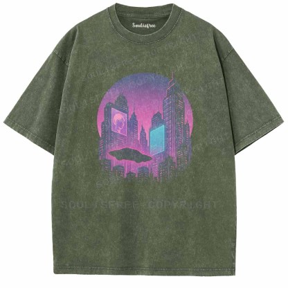 Soulisfree NEON FLOAT DRIVE Washed Tee
