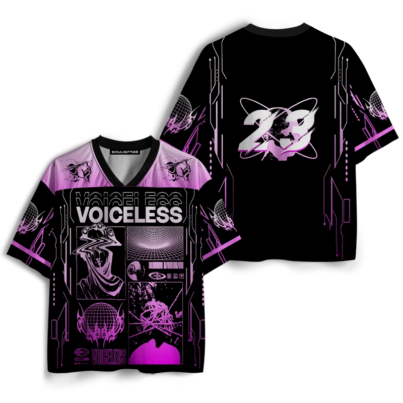 Soulisfree  Neon Grid Fusion Mesh Jersey