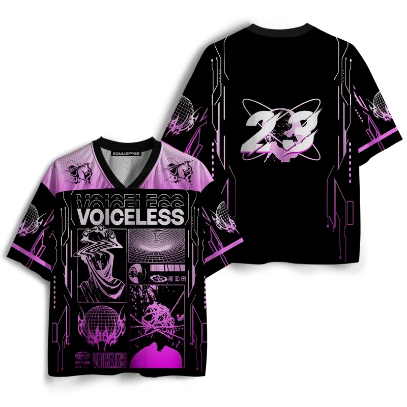 Soulisfree  Neon Grid Fusion Mesh Jersey