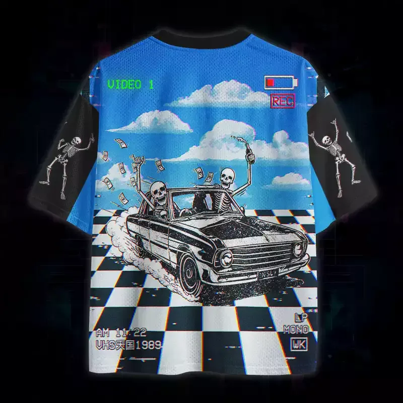Soulisfree Skeleton Joyride VHS Mesh Jersey