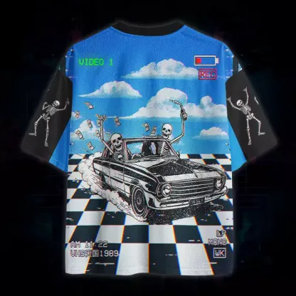 Soulisfree Skeleton Joyride VHS Mesh Jersey