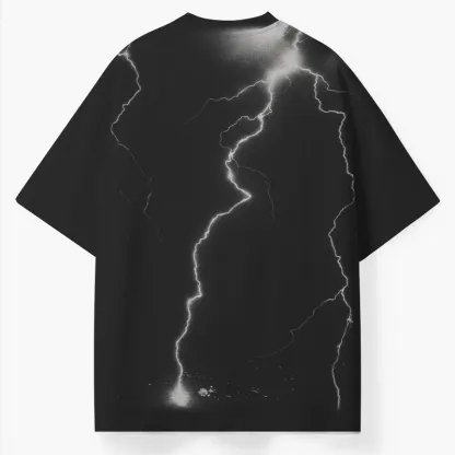 Soulisfree Stormy Lightning Bolt  ECO‑PERF Graphic Tee