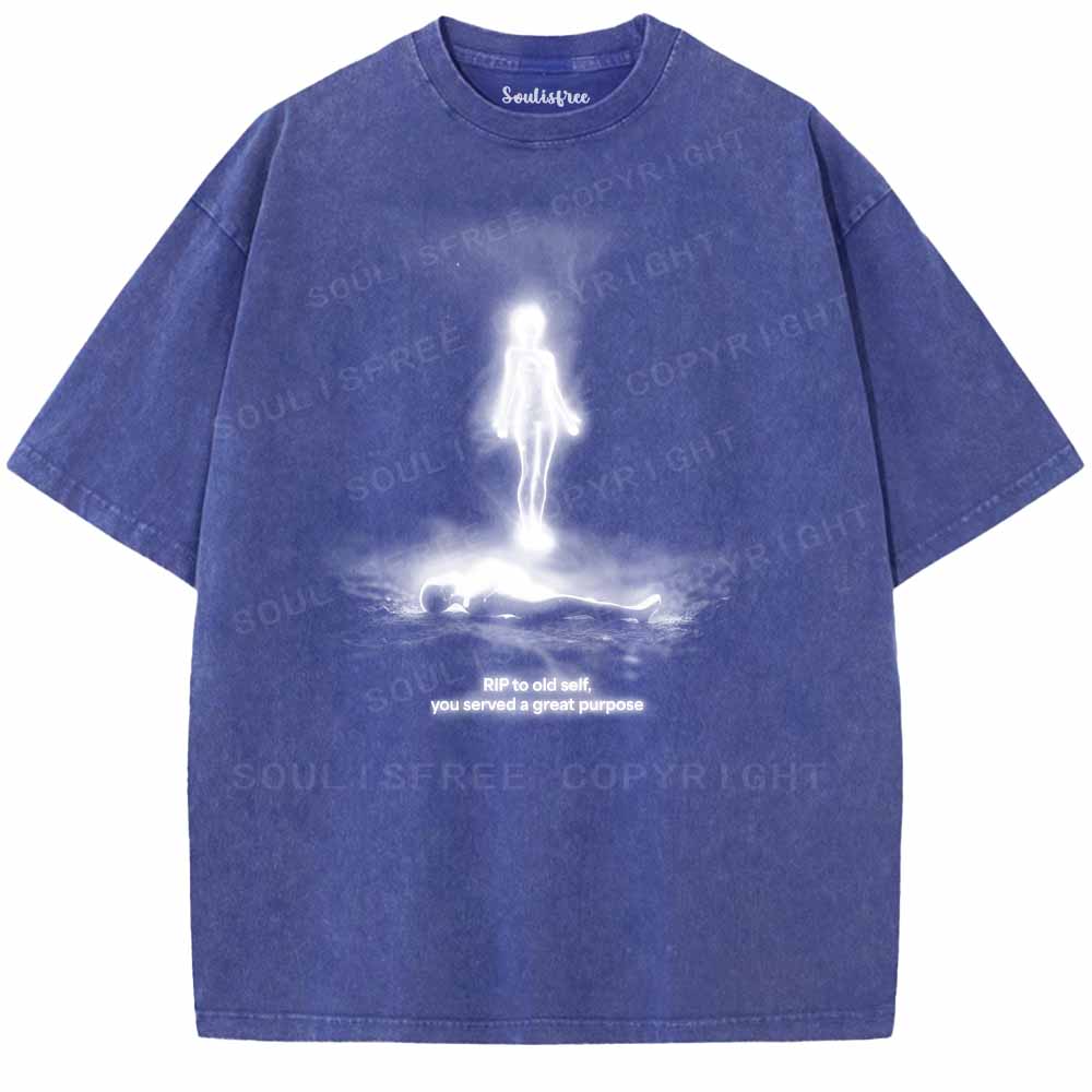 Soulisfree  SPIRIT REBIRTH Washed Tee