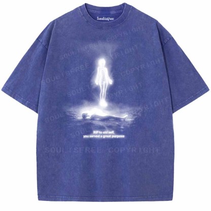 Soulisfree  SPIRIT REBIRTH Washed Tee