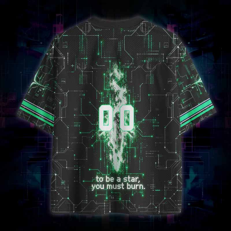 Soulisfree To Be A Star. You Must Burn. Mesh Jersey