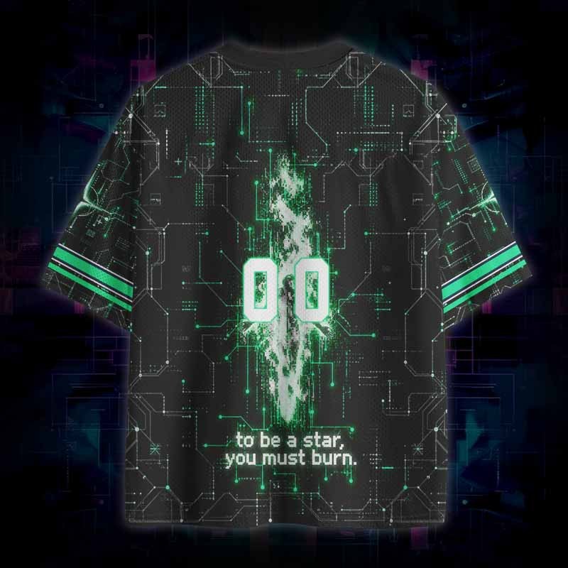 Soulisfree To Be A Star. You Must Burn. Mesh Jersey