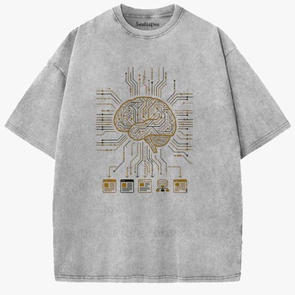 Soulisfree  Code Of The Mind Washed Tee