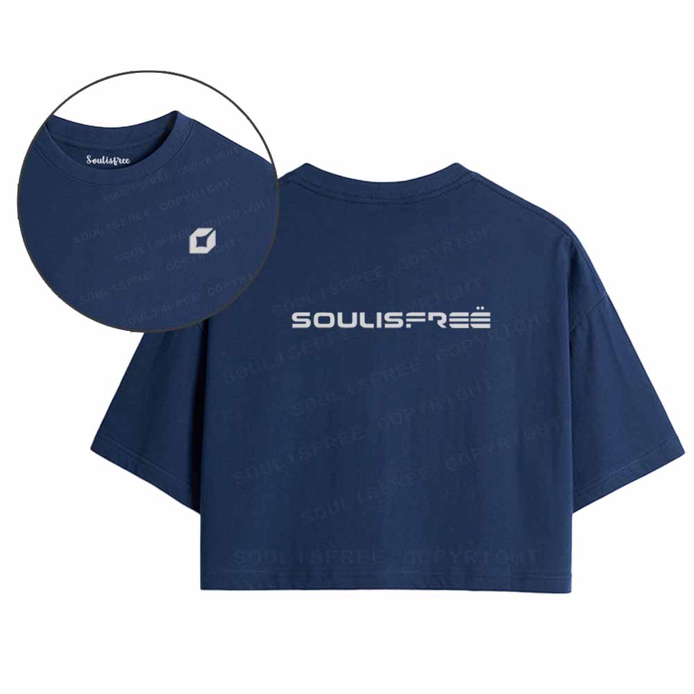 Soulisfree Soul Is Free Crop Tee