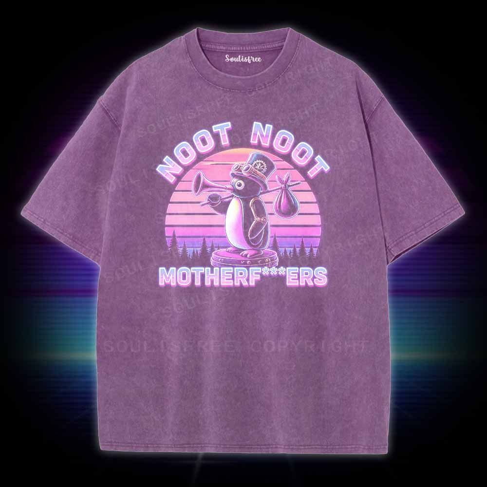Soulisfree Noot Noot Pingu Washed Tee