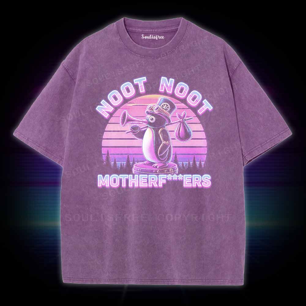 Soulisfree Noot Noot Pingu Washed Tee