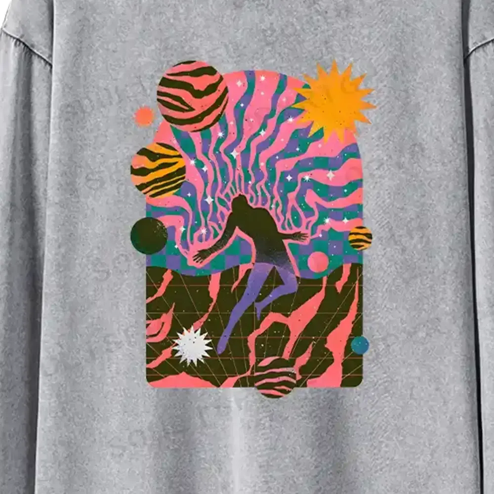 Dystopia Washed Long Sleeve Shirt