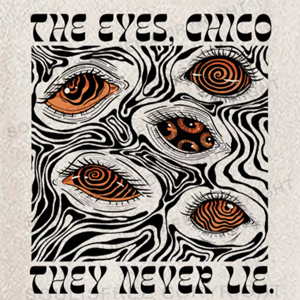 The Eyes Chico . They Never Lie Ⅳ Washed Tank