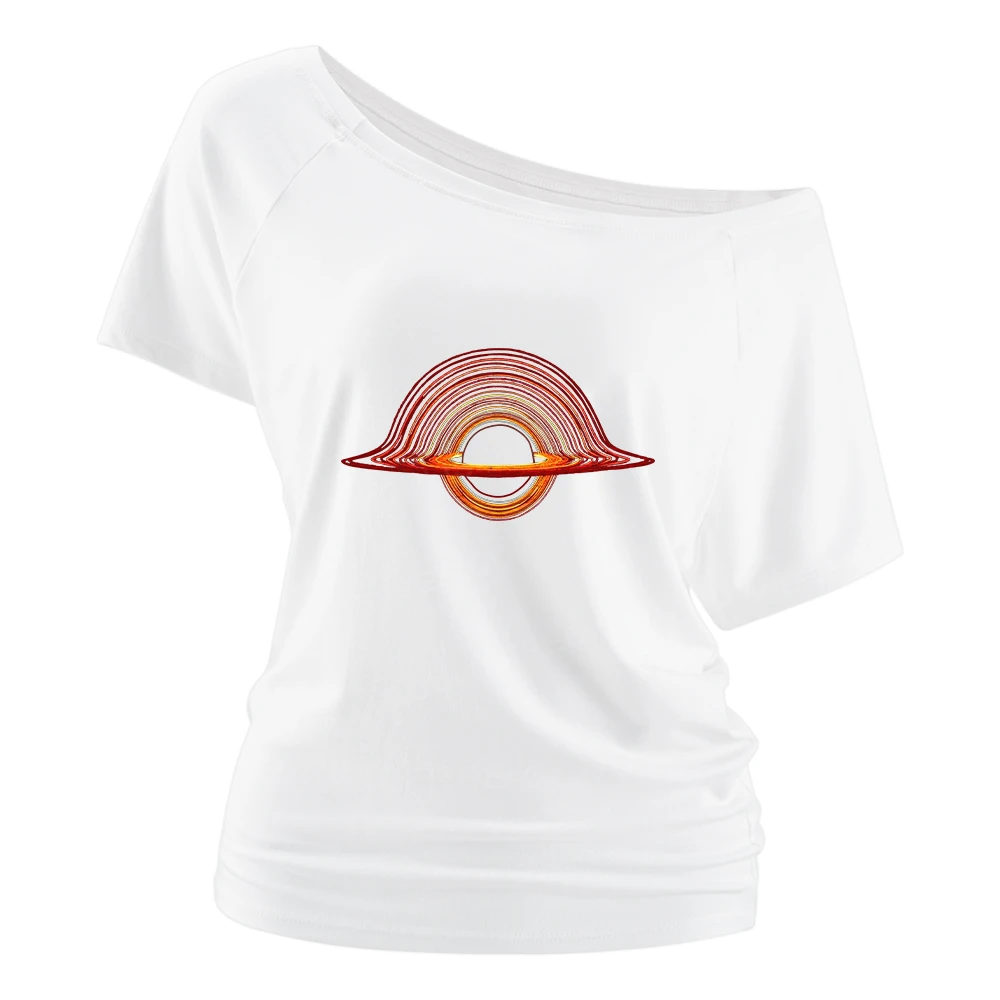 Planet Aperture Off Shoulder Top