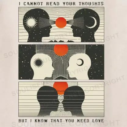 I Cannot Read Your Thoushts Washed T-shirt