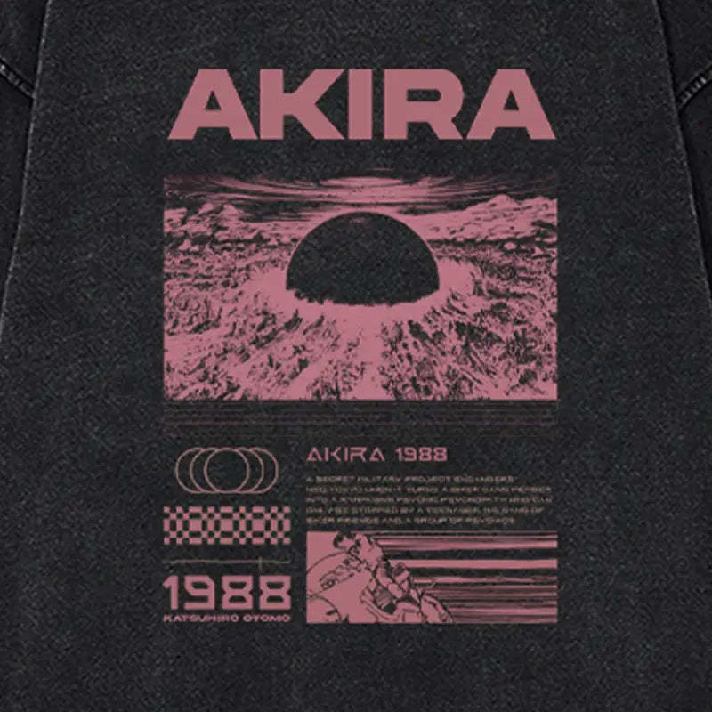Soulisfree Akira 1988 Planet Destruction Washed Sweatshirt