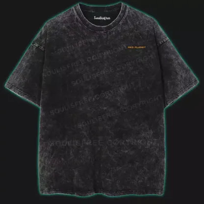 Red Planet Washed Space T-shirt