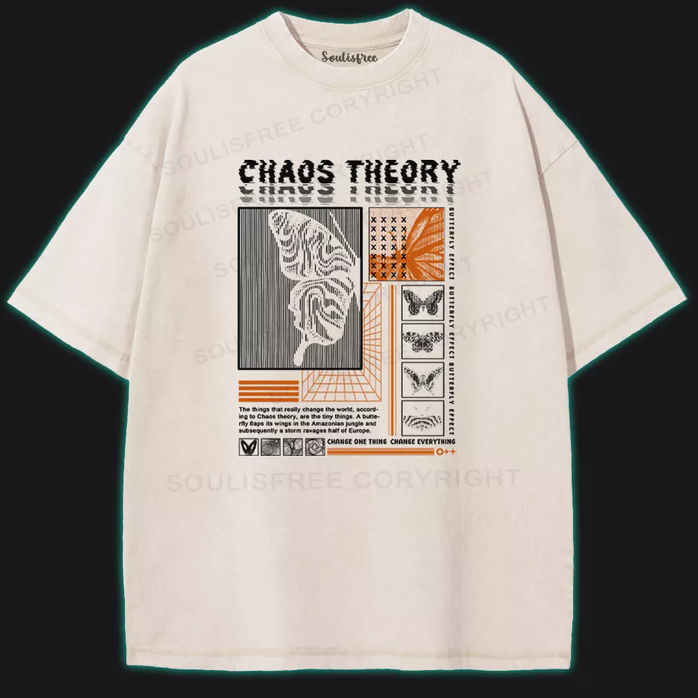 The Butterfly Effect: Small Changes, Big Impact Washed T-shirt