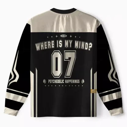 Personalized Where Is My Brain Long Sleeve Jersey