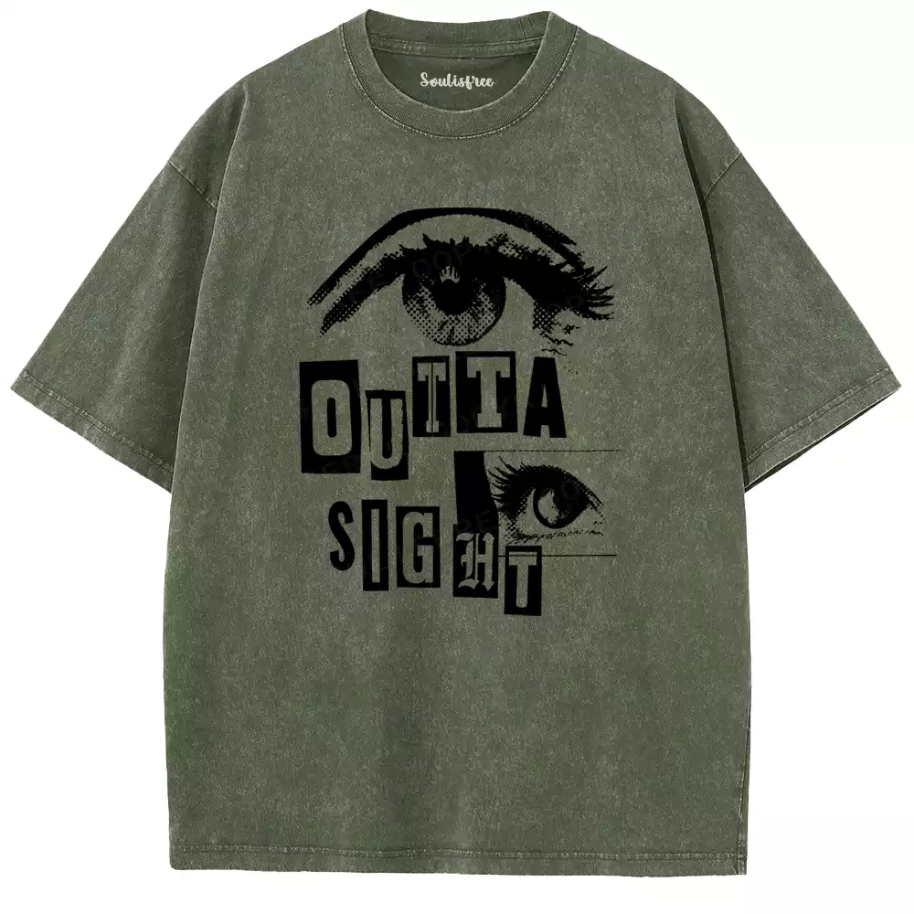 Outta Sight  Washed T-shirt