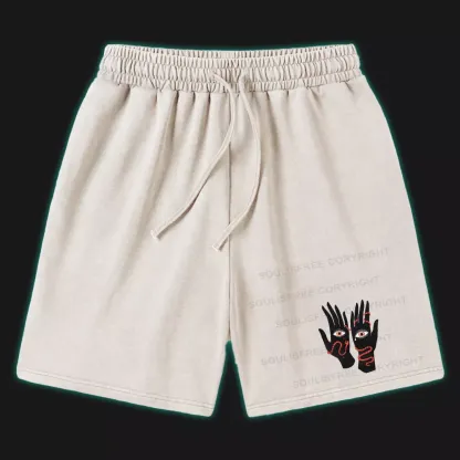 The Eyes Will Not Deceive You Washed Shorts
