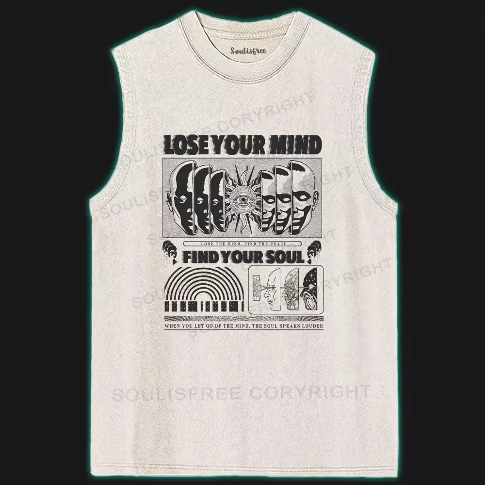 Designed Lose Mind, Find Soul Ⅳ Washed Tank